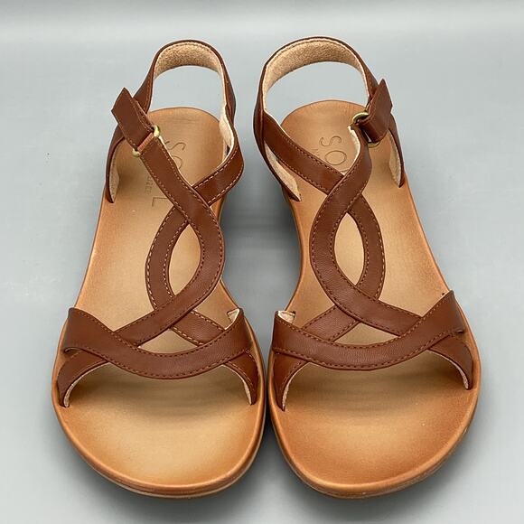 NEW Soul Naturalizer Women’s Solo Sandals Black Toffee Size 8.5M - Picture 3 of 10